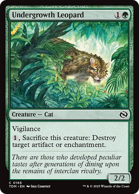 Undergrowth Leopard - Tarkir: Dragonstorm