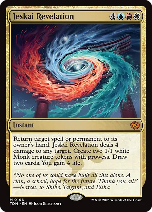 Jeskai Revelation - Tarkir: Dragonstorm