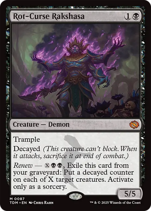 Rot-Curse Rakshasa - Tarkir: Dragonstorm