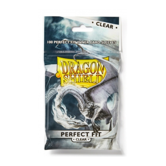 Dragon Shield - Standard Perfect Fit Toploading Sleeves - Clear (100 Sleeves)