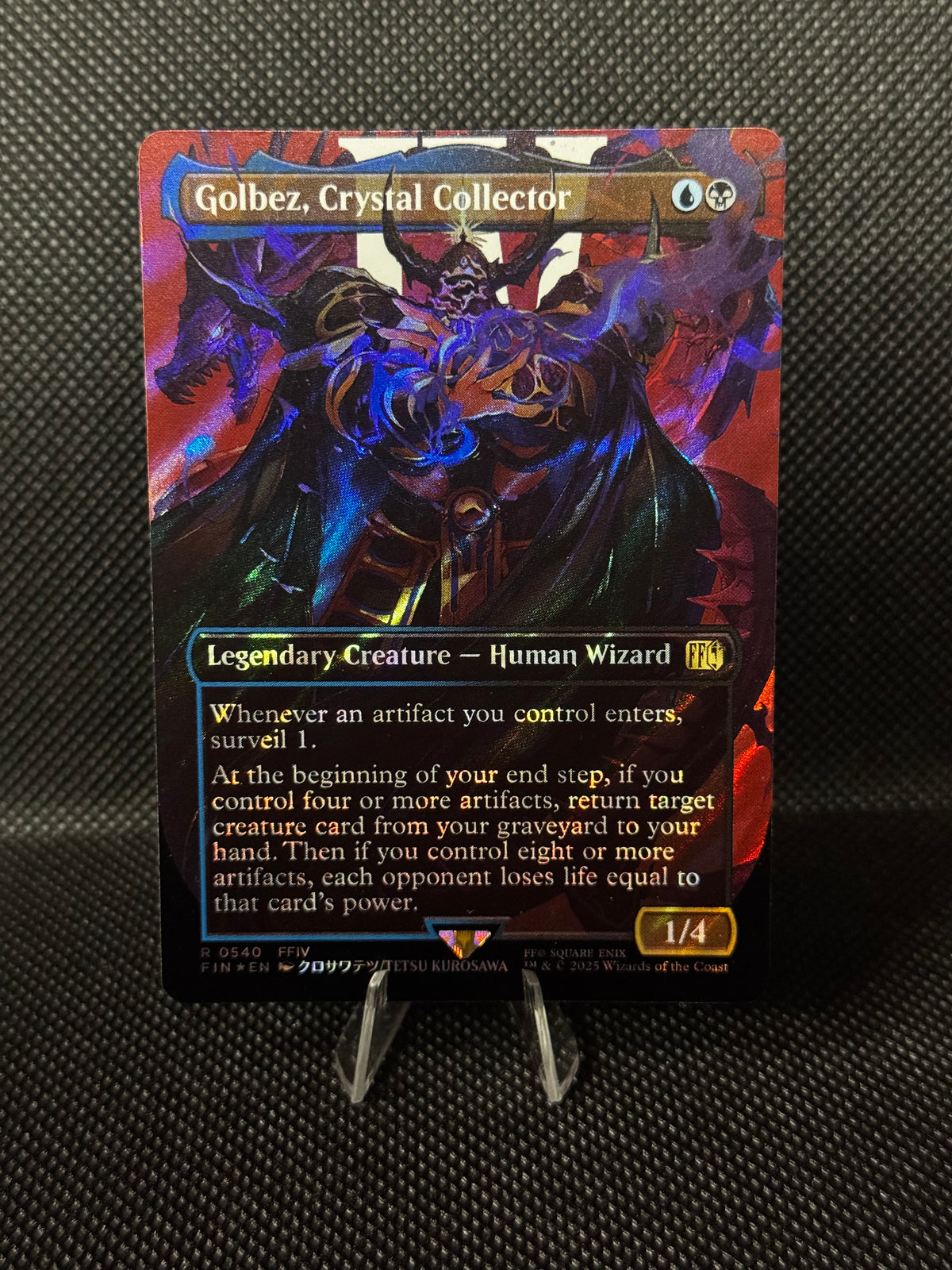Golbez, Crystal Collector - R 540 - FINAL FANTASY: Extras / Surge Foil /