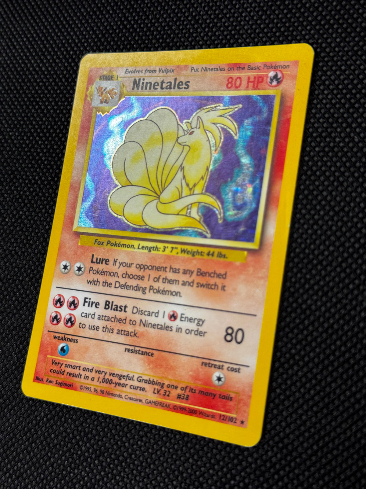 Ninetales 12/102 - Base Set / Holo /