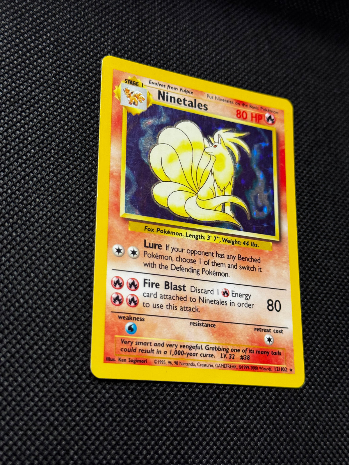 Ninetales 12/102 - Base Set / Holo /