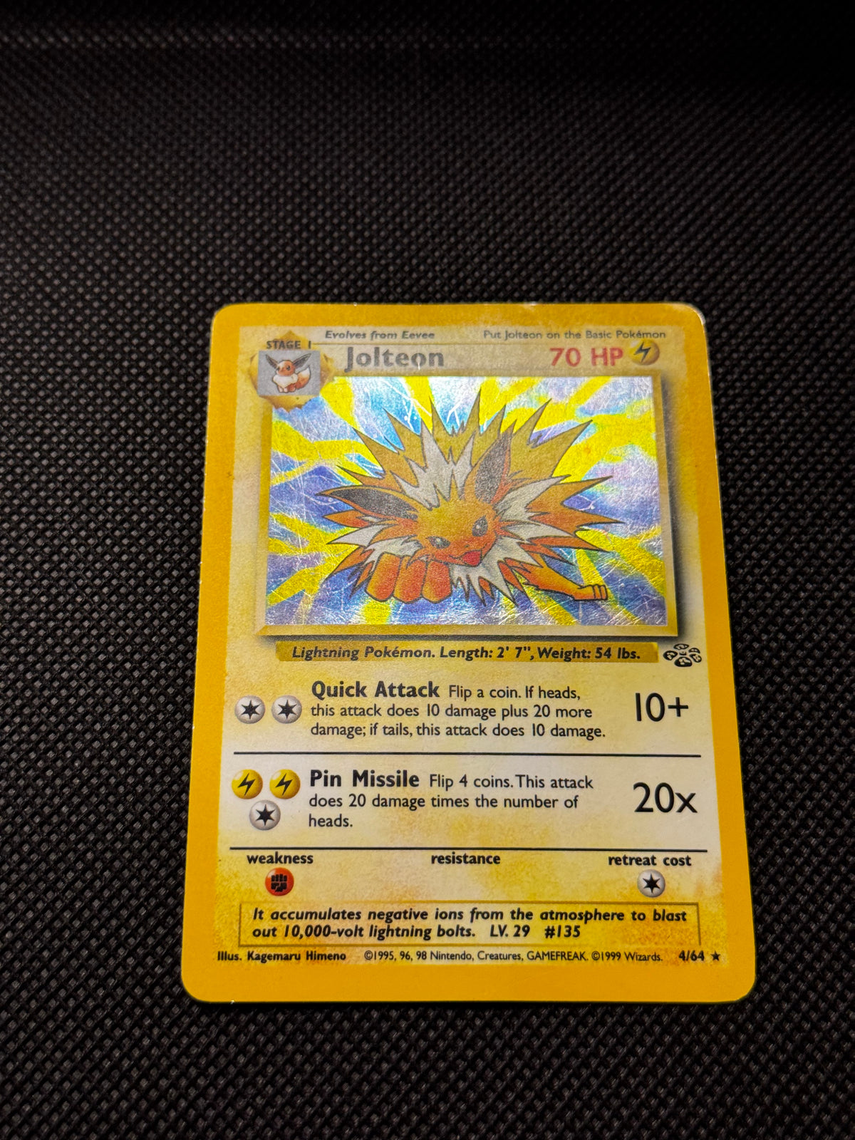 Jolteon 4/64 - Jungle / Holo