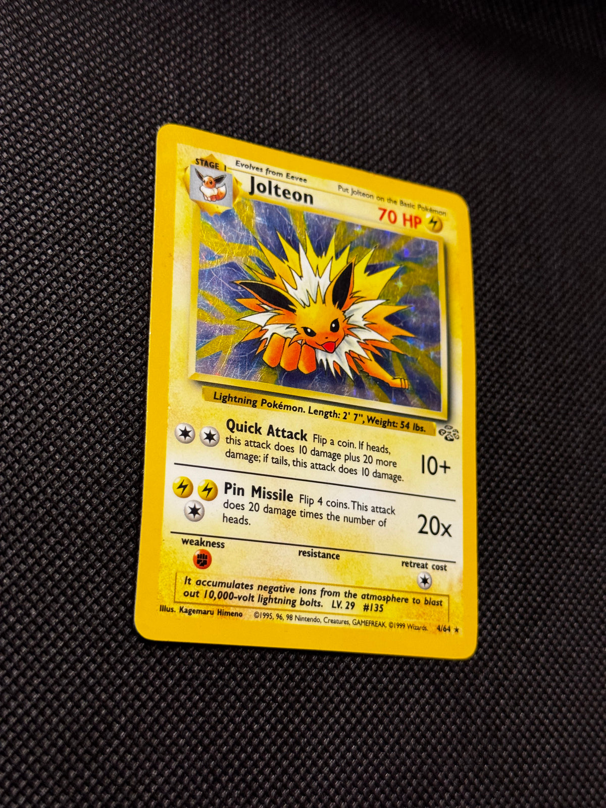 Jolteon 4/64 - Jungle / Holo