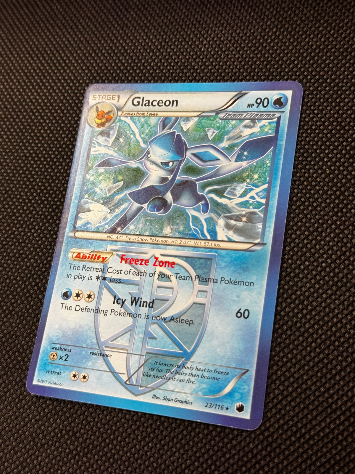 Glaceon 23/116 - Plasma Freeze