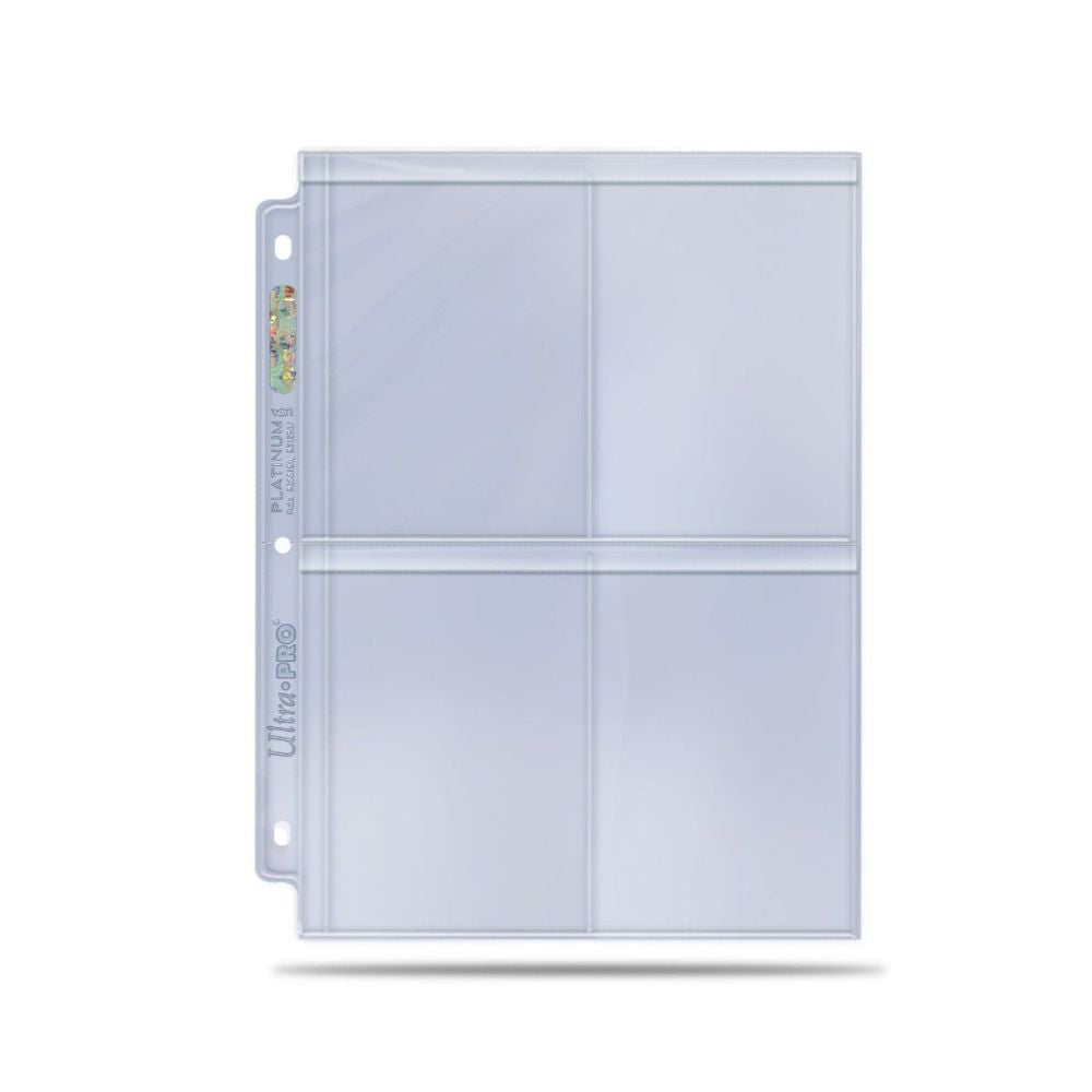 Ultra Pro - 4-Pocket Secure Page for Toploaders (100 Pages)