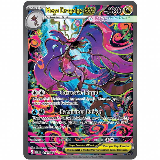 Mega Dragalge ex 118/086 - Chaos Rising