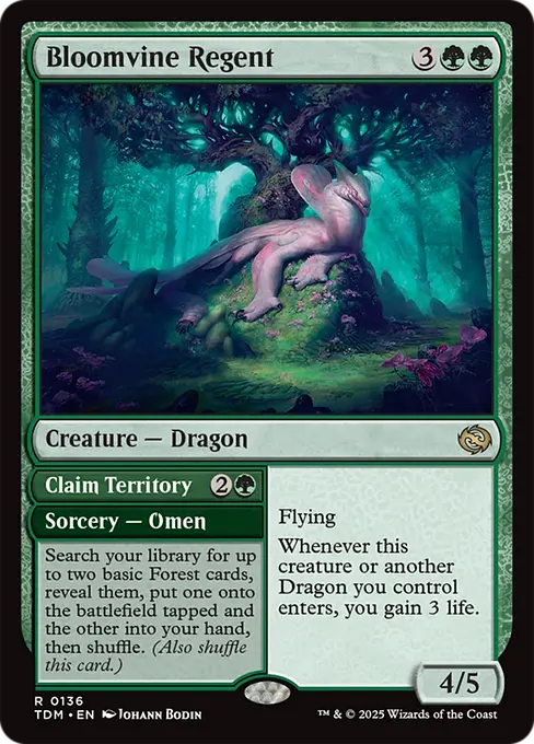 Bloomvine Regent // Claim Territory - Tarkir: Dragonstorm