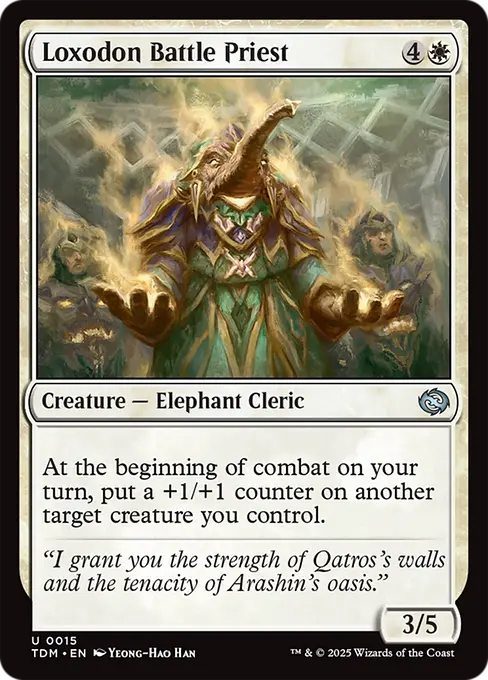 Loxodon Battle Priest - Tarkir: Dragonstorm