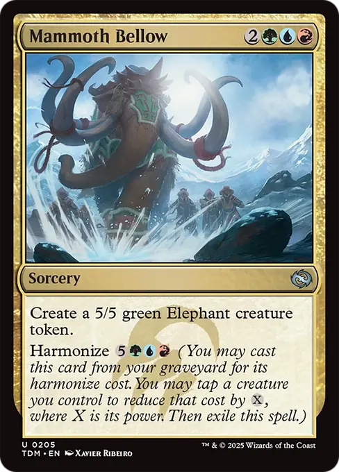 Mammoth Bellow - Tarkir: Dragonstorm