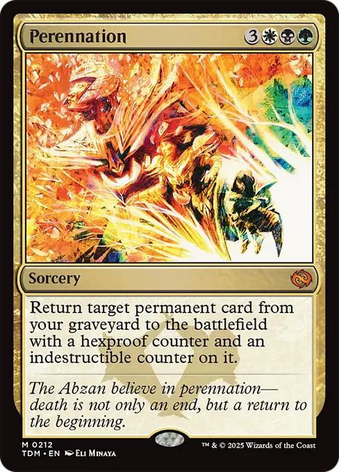 Perennation - Tarkir: Dragonstorm