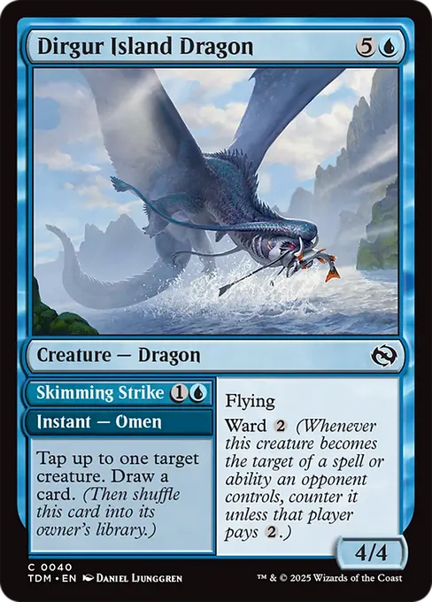 Dirgur Island Dragon // Skimming Strike - Tarkir: Dragonstorm