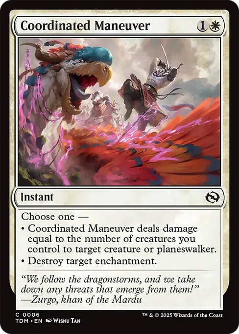 Coordinated Maneuver - Tarkir: Dragonstorm
