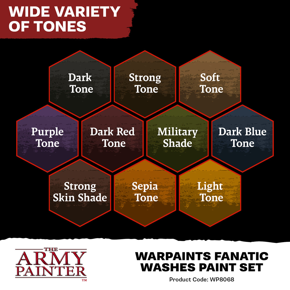 The Army Painter - Warpaints Fanatic: Washes Paint Set